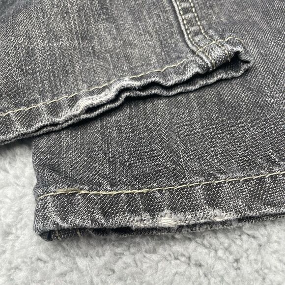Levis 514 Straight Fit Jeans Mens 36 x 32 Gray Cotton Grey - Picture 11 of 15